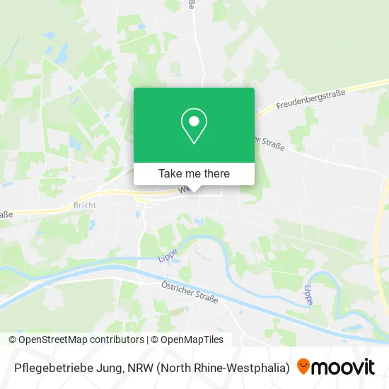Карта Pflegebetriebe Jung