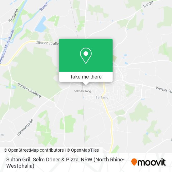 Sultan Grill Selm Döner & Pizza map
