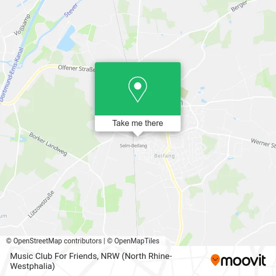 Music Club For Friends map