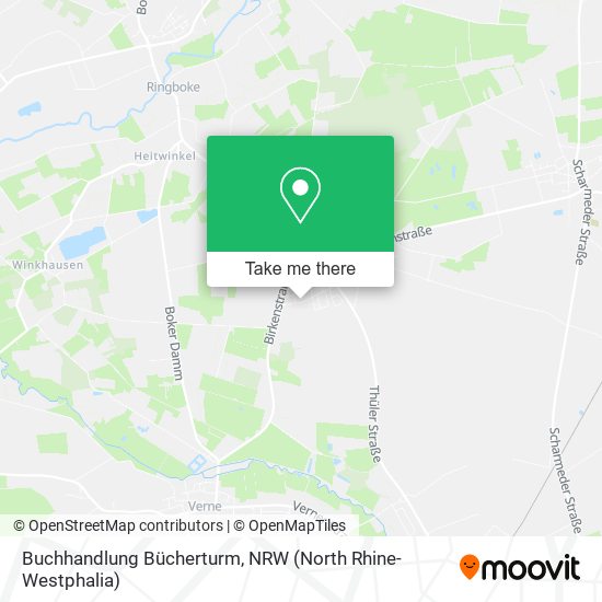 Buchhandlung Bücherturm map