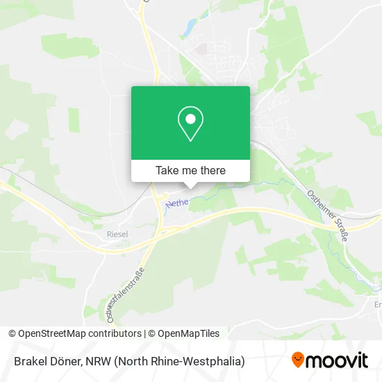 Карта Brakel Döner