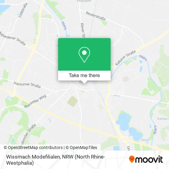 Карта Wissmach Modefilialen