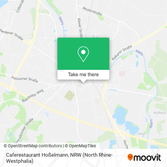 Caferestaurant Hoßelmann map