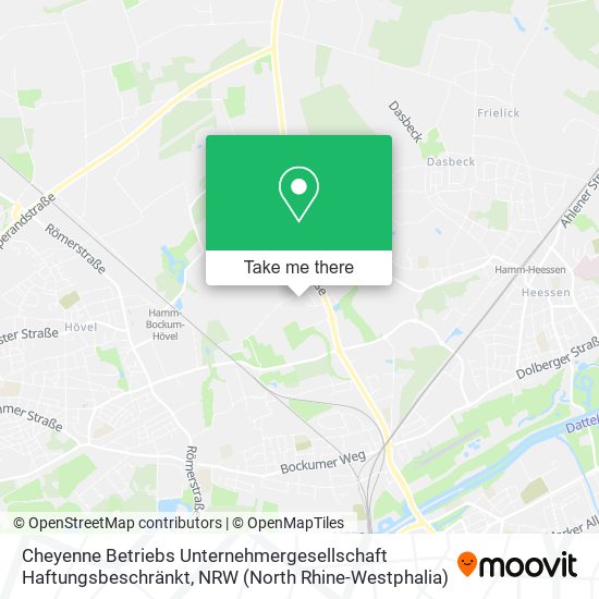 Cheyenne Betriebs Unternehmergesellschaft Haftungsbeschränkt map