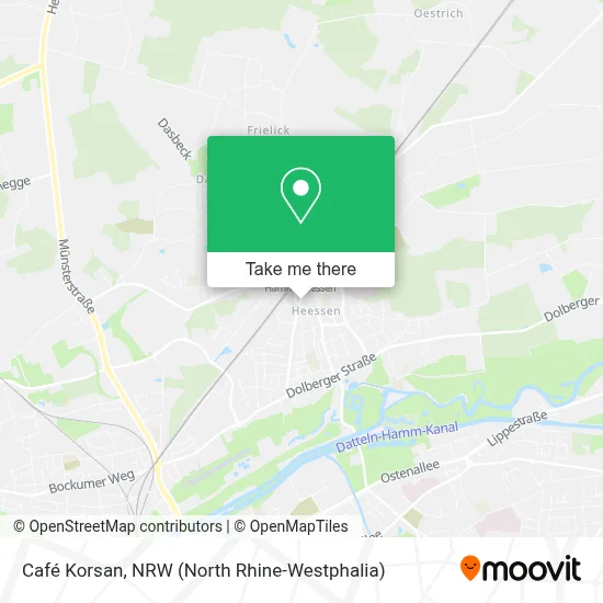 Café Korsan map