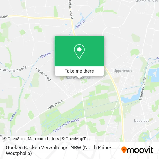 Карта Goeken Backen Verwaltungs