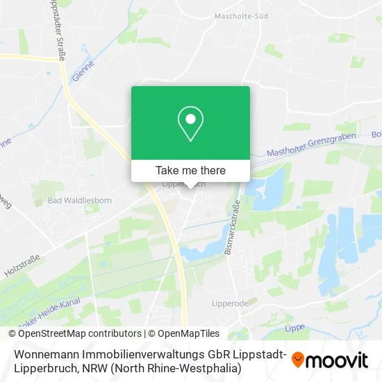 Wonnemann Immobilienverwaltungs GbR Lippstadt-Lipperbruch map