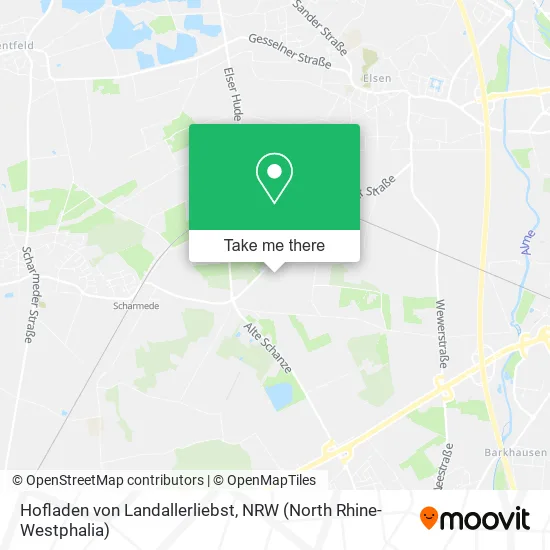 Карта Hofladen von Landallerliebst