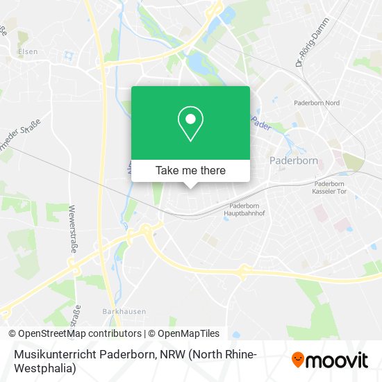 Musikunterricht Paderborn map