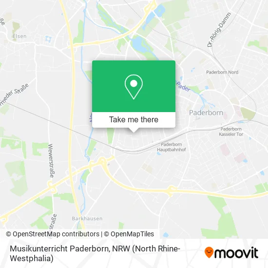 Карта Musikunterricht Paderborn
