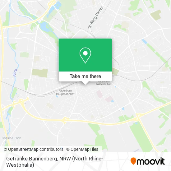 Карта Getränke Bannenberg