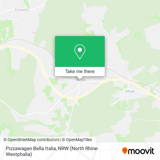 Pizzawagen Bella Italia map