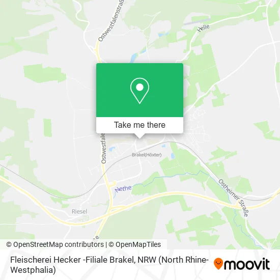 Fleischerei Hecker -Filiale Brakel map