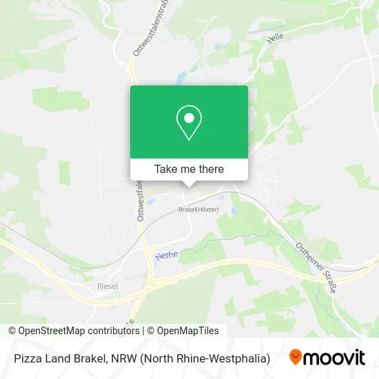 Pizza Land Brakel map