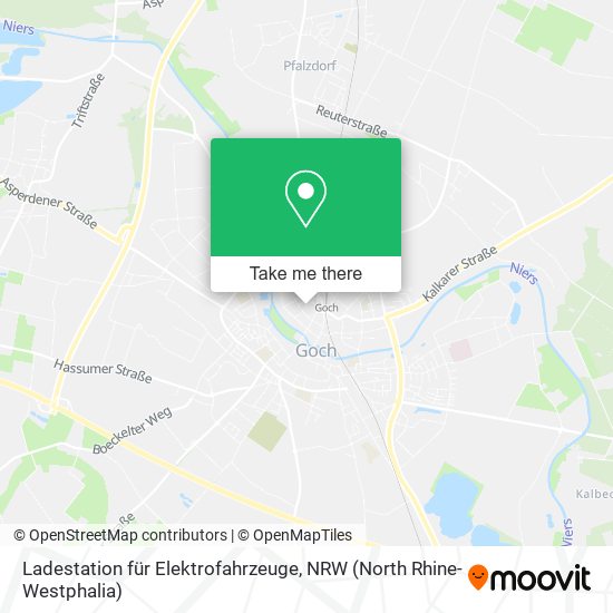 Ladestation für Elektrofahrzeuge map