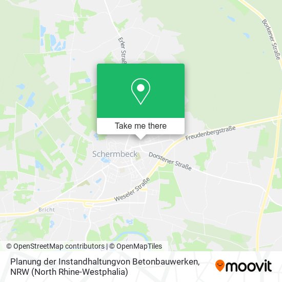 Planung der Instandhaltungvon Betonbauwerken map