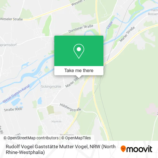 Rudolf Vogel Gaststätte Mutter Vogel map