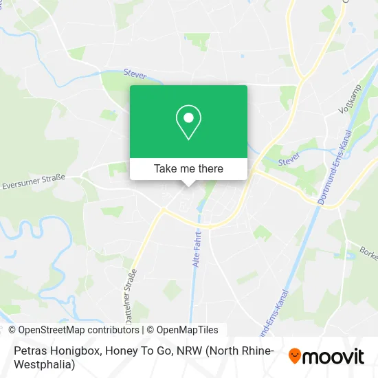 Petras Honigbox, Honey To Go map