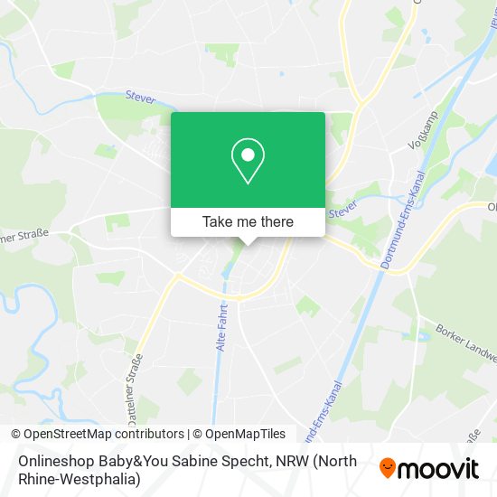 Onlineshop Baby&You Sabine Specht map