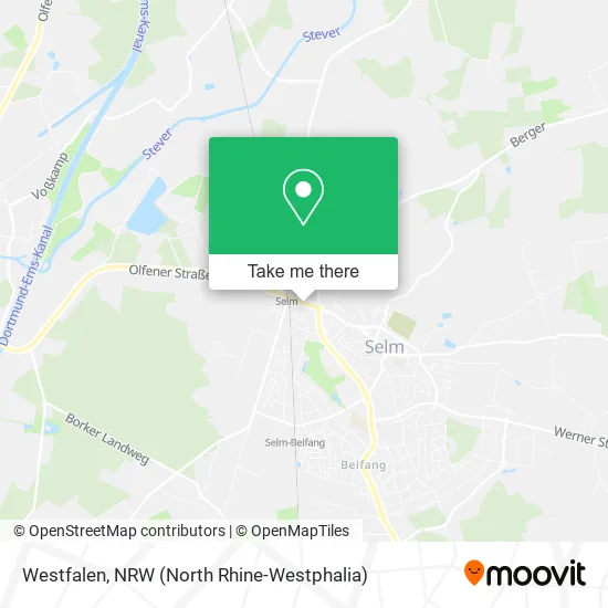 Westfalen map