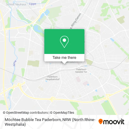 Карта Möchtee Bubble Tea Paderborn