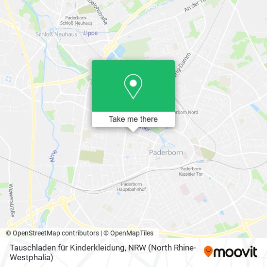 Tauschladen für Kinderkleidung map