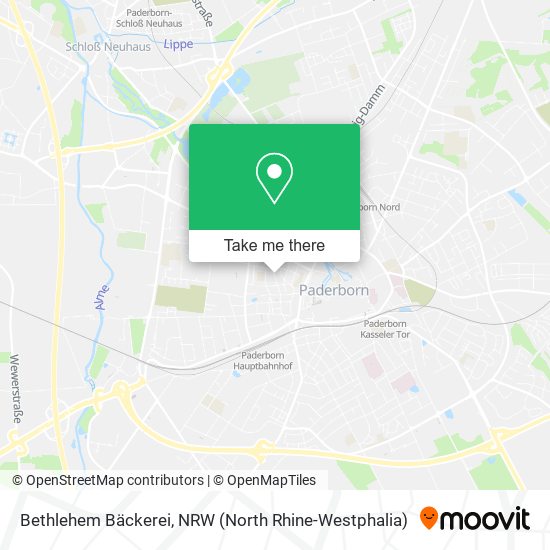 Bethlehem Bäckerei map