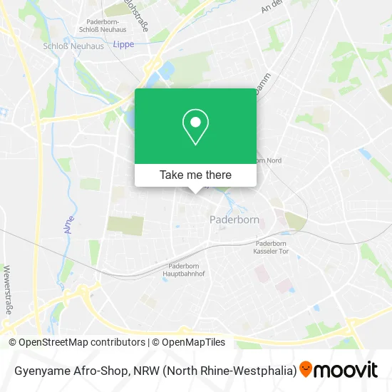 Карта Gyenyame Afro-Shop