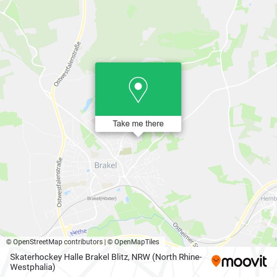 Skaterhockey Halle Brakel Blitz map