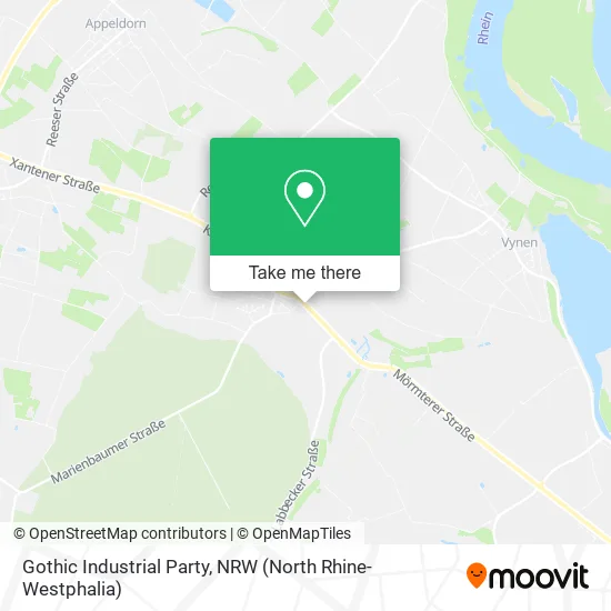 Gothic Industrial Party map