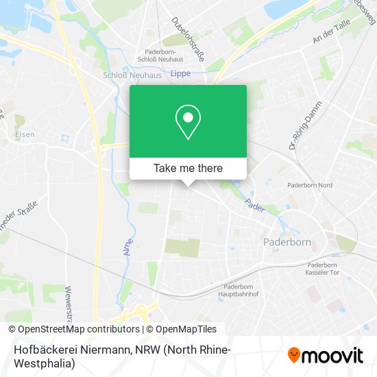 Hofbäckerei Niermann map