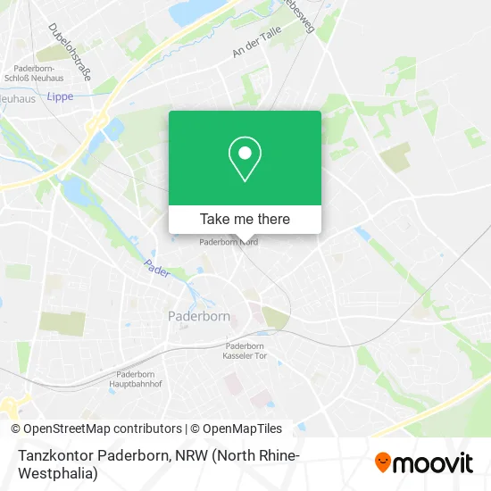 Карта Tanzkontor Paderborn