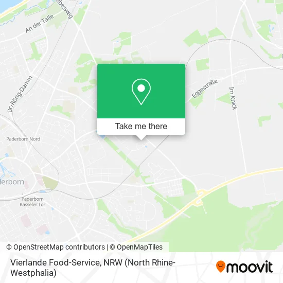 Vierlande Food-Service map