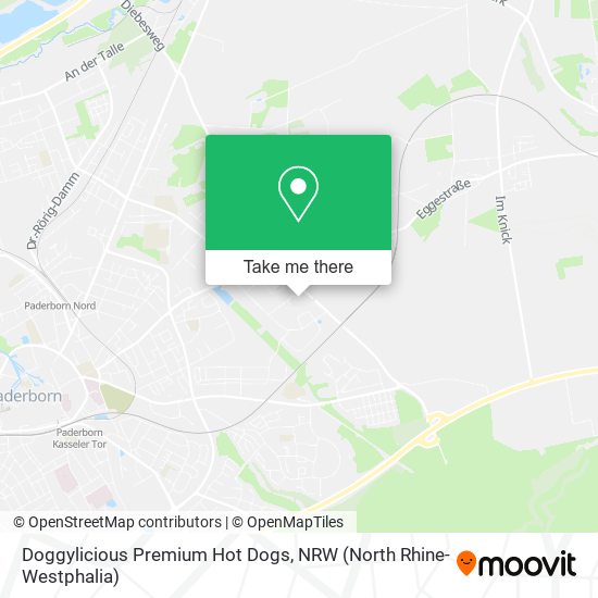 Doggylicious Premium Hot Dogs map