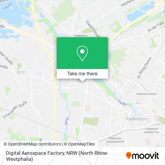 Digital Aerospace Factory map