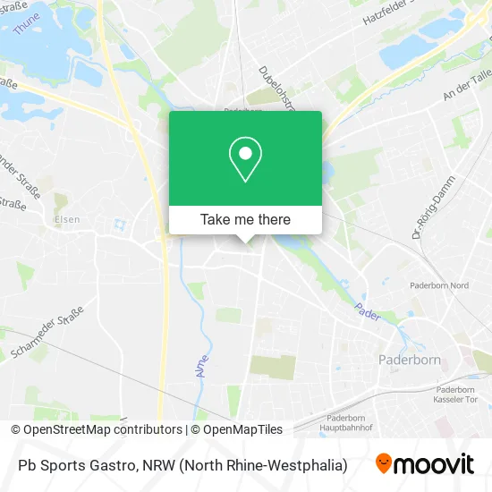 Pb Sports Gastro map