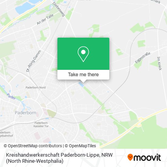 Kreishandwerkerschaft Paderborn-Lippe map