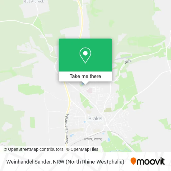 Weinhandel Sander map