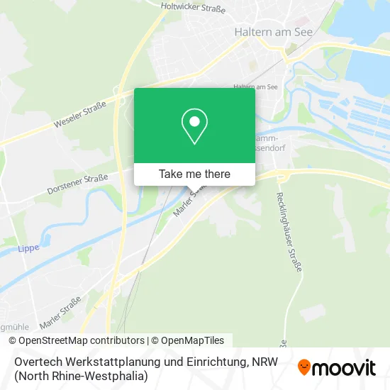 Карта Overtech Werkstattplanung und Einrichtung