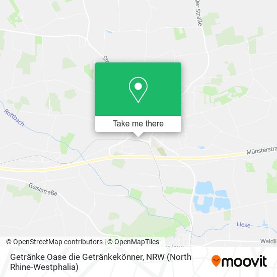 Getränke Oase die Getränkekönner map