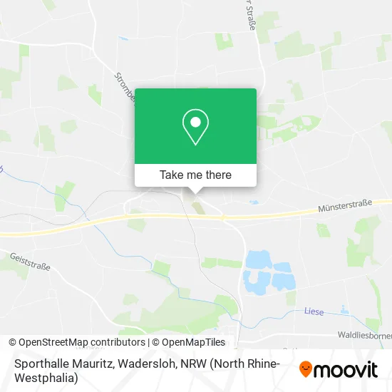 Sporthalle Mauritz, Wadersloh map
