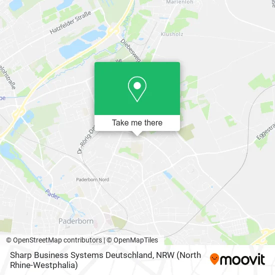 Карта Sharp Business Systems Deutschland