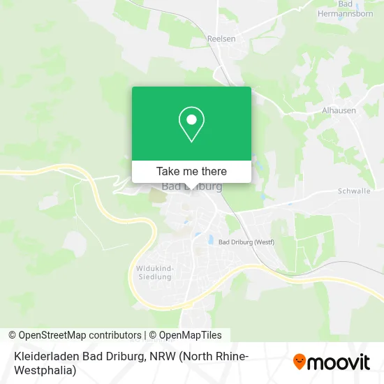 Kleiderladen Bad Driburg map