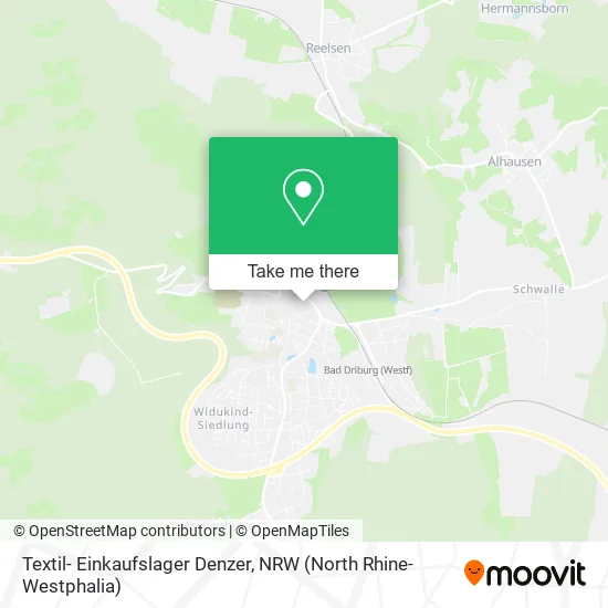 Карта Textil- Einkaufslager Denzer