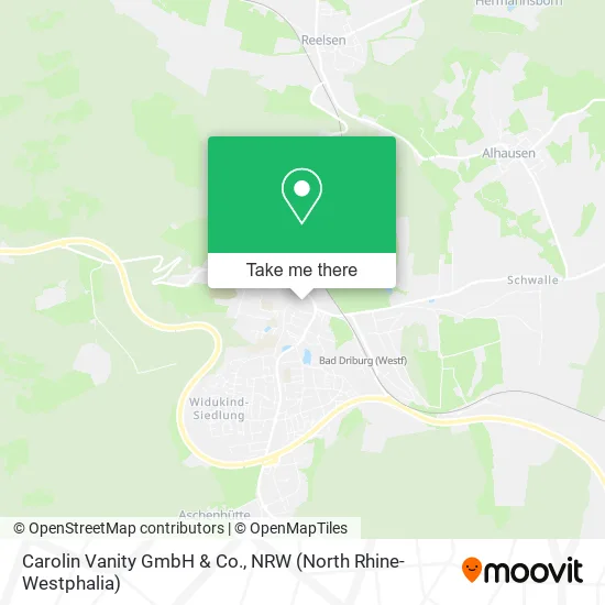Carolin Vanity GmbH & Co. map