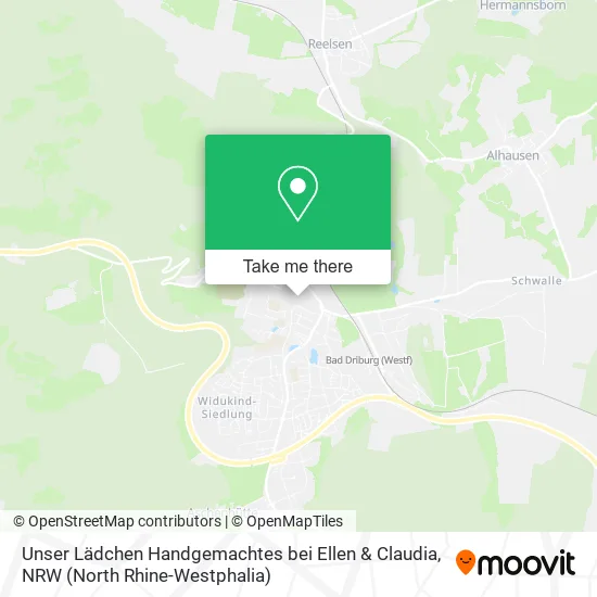 Карта Unser Lädchen Handgemachtes bei Ellen & Claudia
