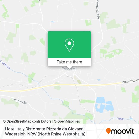 Hotel Italy Ristorante Pizzeria da Giovanni Wadersloh map