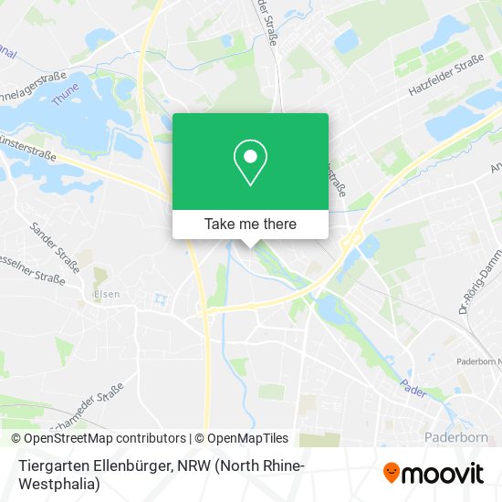 Tiergarten Ellenbürger map