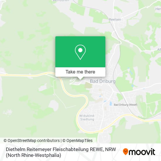 Diethelm Reitemeyer Fleischabteilung REWE map
