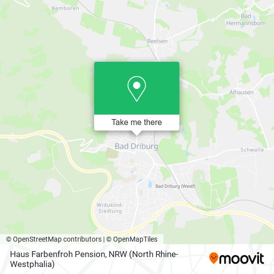 Haus Farbenfroh Pension map
